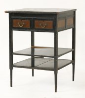 Lot 77 - An Aesthetic ebonised side cabinet