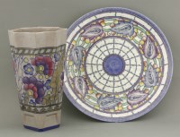 Lot 96 - A Crown Ducal 'Byzantine' vase
