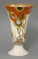Lot 91 - A Clarice Cliff 'Rhodanthe' vase