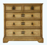Lot 75 - An Aesthetic ash chest of drawers