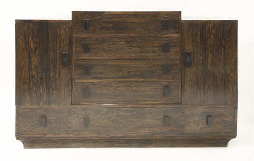 Lot 143 - An Art Deco coromandel sideboard