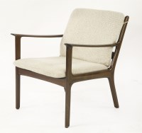 Lot 468 - A Danish model PJ 112 mahogany armchair