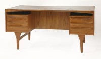 Lot 471 - A Danish teak desk