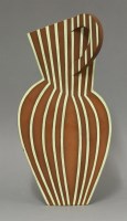 Lot 507 - A flattened earthenware jug