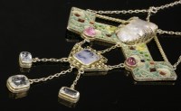 Lot 1 - An Arts and Crafts silver gilt