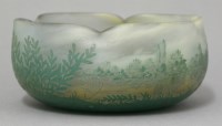 Lot 152 - A Daum Nancy etched bowl