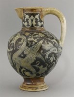 Lot 36 - R W Martin & Brothers stoneware ewer