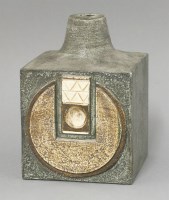 Lot 602 - A Troika pottery lamp base