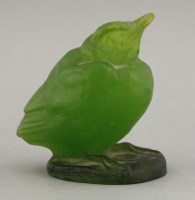 Lot 156 - A pâte-de-verre bird