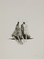 Lot 297 - Lynn Chadwick (1914-2003)
TWO SITTING FIGURES