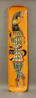 Lot 387 - A painted composition dish