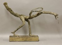 Lot 530 - A wire and composition painted sculpture