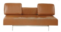 Lot 570 - A Rolf Benz 'DONO' tan leather settee