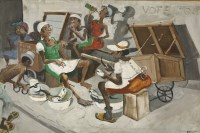Lot 338 - ...Stone
WEST INDIAN FISH SELLERS
Signed l.r.