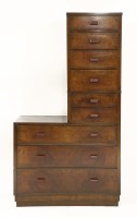 Lot 247 - An Art Deco walnut chest
