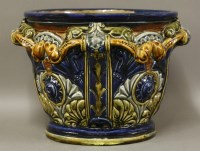 Lot 73 - C J C Bailey Fulham Pottery jardinière