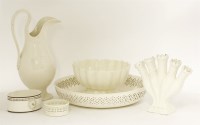 Lot 30 - A creamware shallow Dish