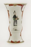 Lot 25 - A Worcester 'Long Eliza' gu form Vase