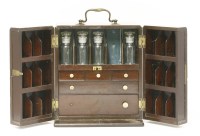 Lot 161 - A George III mahogany apothecary box
