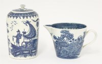 Lot 16 - A Worcester Tea Canister and Cover