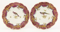 Lot 6 - A pair of Chelsea gold anchor Plates