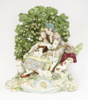 Lot 59 - A massive Samson porcelain bocage Group