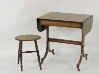 Lot 681 - A small mahogany sofa table
