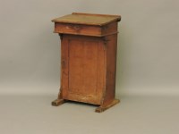 Lot 651 - A Victorian pine desk