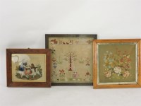 Lot 532 - A 19th century needlework sampler