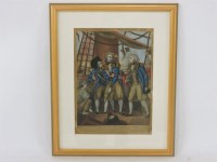 Lot 547 - 'ADMIRAL SIR HORATIO NELSON KB GIVING COMMAND OF HIS SHIP THE VANGUARD TO CAPT BERRY