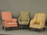 Lot 686 - A Victorian mahogany armchair