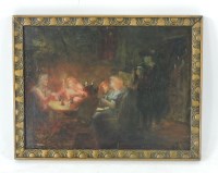 Lot 559 - Manner of Eugenio Lucas Villamil (1858-1918)
INTERIOR STUDY
Inscribed 'Goya Y Lucientes' verso