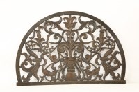 Lot 683A - A large carved over size overdoor