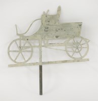 Lot 103 - A 'car' weathervane