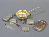 Lot 172 - Three silver vinaigrettes
