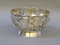 Lot 209 - A Chinese silver bowl