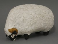 Lot 509 - A stoneware ram