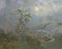Lot 170 - John Napper (1916-2001)
'THE MOON IN GEMINI'
Signed and dated 1977 l.r.