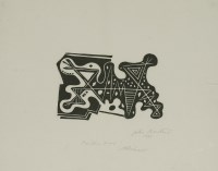 Lot 82 - John Banting (1902-1972)
'ABSTRACT'
Linocut