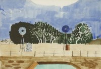 Lot 24 - Kenneth Rowntree (1915-1997)
'LEAF FROM AN AUSTRALIAN SKETCHBOOK 1985'
Signed in pencil and with pencil annotations
