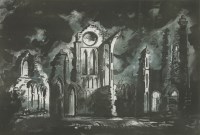 Lot 47 - John Piper CH (1903-1992)
ARBROATH ABBEY (Levinson 407)
Screenprint in colours
