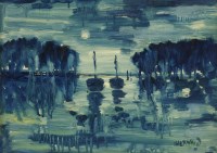 Lot 139 - James Lawrence Isherwood (1917-1988)
'BLACK ISLE' 
Signed l.r.