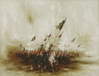 Lot 180 - David Cartwright (b.1944)
A CAVALRY CHARGE