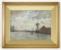 Lot 140 - Terrick Williams RA (1860-1936)
HARBOUR SCENE 
Signed l.l.