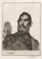 Lot 58 - Gerald Leslie Brockhurst RA (1890-1978)
'AN OLD CORSICAN'
Etching
