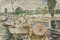 Lot 118 - Paul Maze (1887-1979)
HENLEY REGATTA
Signed l.l.