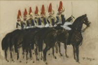 Lot 119 - Paul Maze (1887-1979)
HORSE GUARDS
Signed l.r.