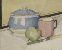 Lot 121 - Elspeth Buchanan (1915-2011)
KITCHEN CROCKS
Signed l.r.