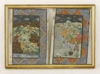 Lot 181 - A framed pair of 17th century Mogul paintings