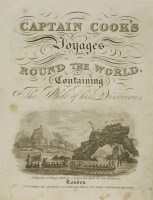 Lot 244 - Captain Cook's Voyages Round the World containing the whole of his discoveries; also his second and third voyages:
J Robins